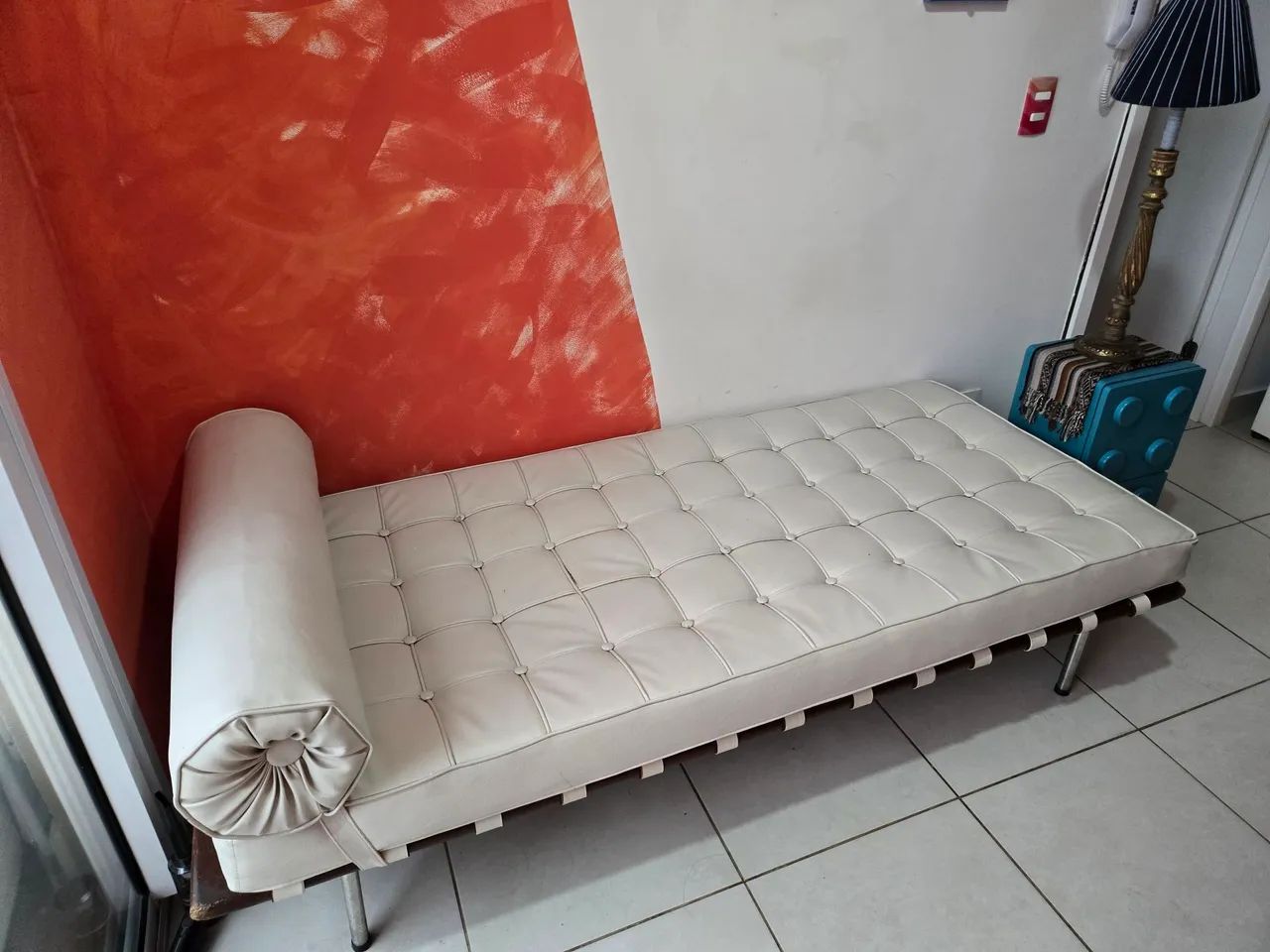 Recamier em courino diva