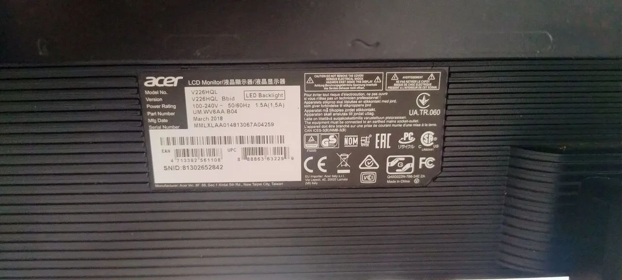 Monitor Acer 24 polegadas  - Foto 2