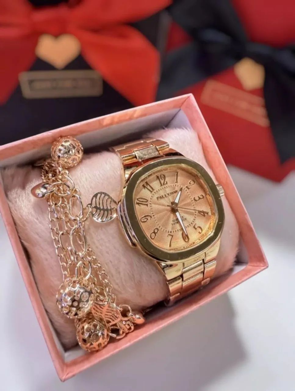 Relógio Feminino Kit Presente Dia das Mães Com Amor Promoção - Foto 2