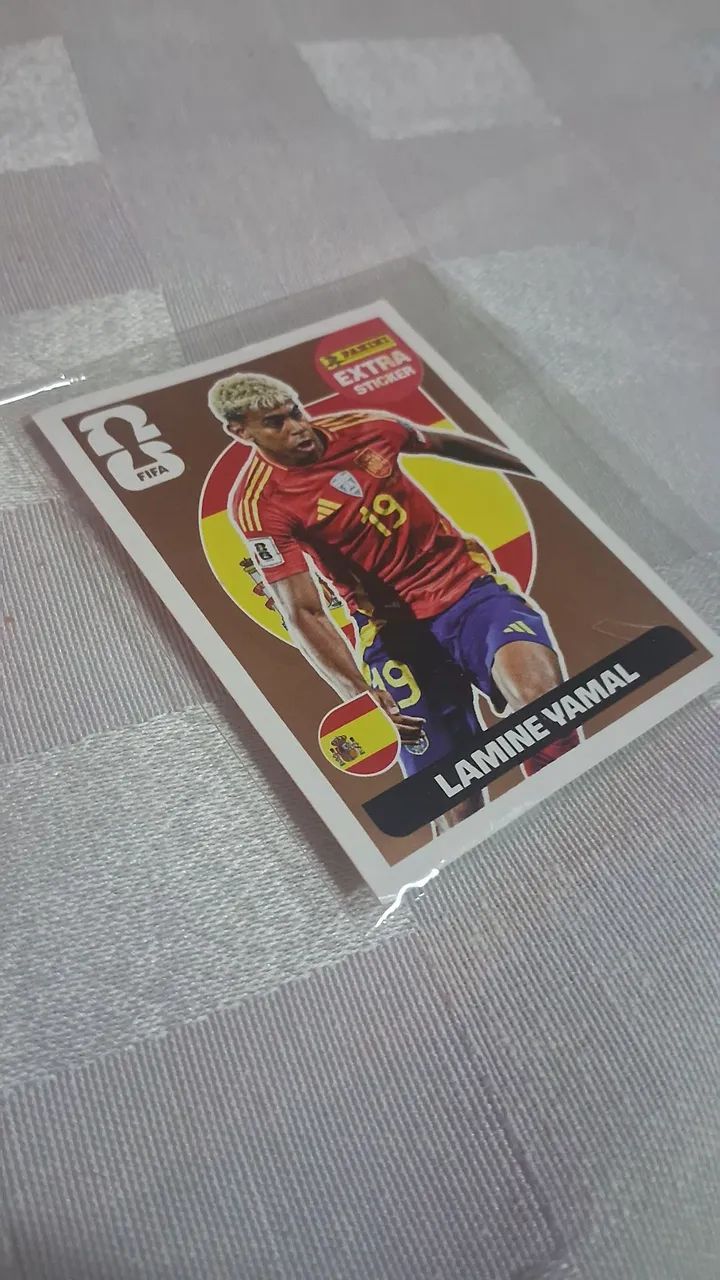 Figurinha legend do lamine yamal bronze - Foto 2
