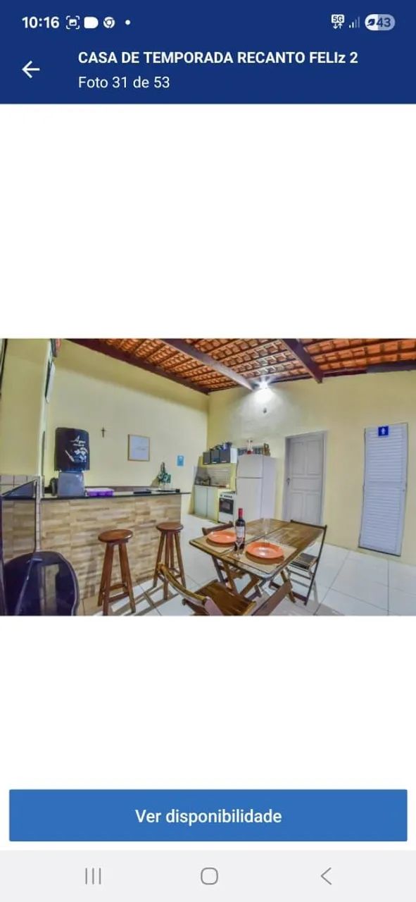 Casa temporada Recanto Feliz