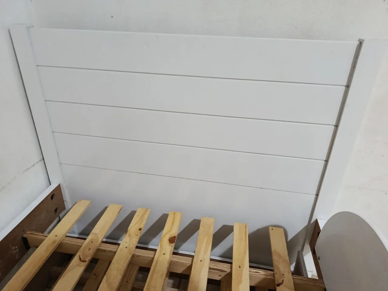 Cama branca infantil  - Foto 4