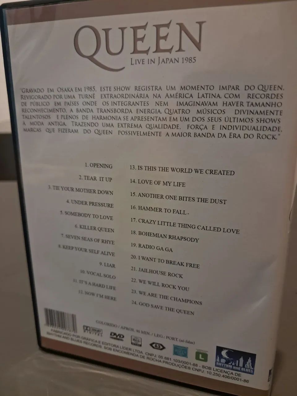 Queen Live In Japan DVD 1985 - Foto 3