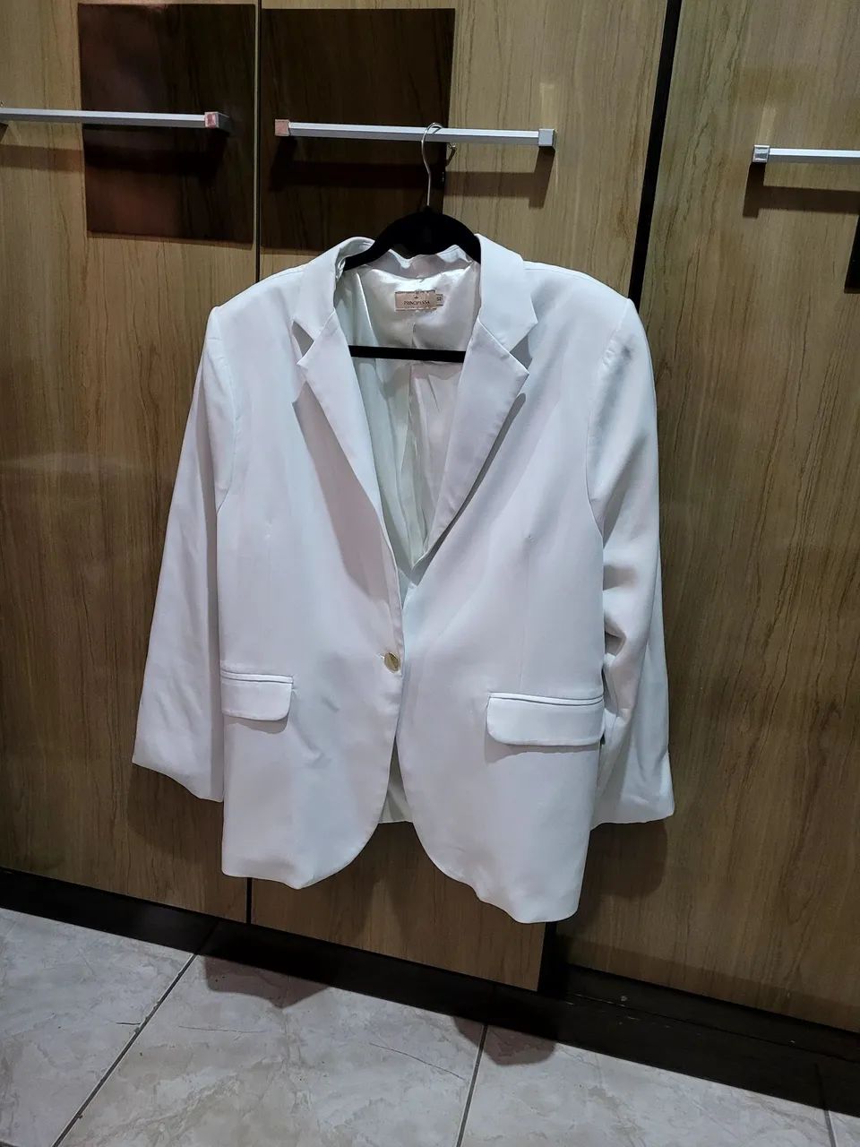Blazer off white plus size Principessa - Foto 2