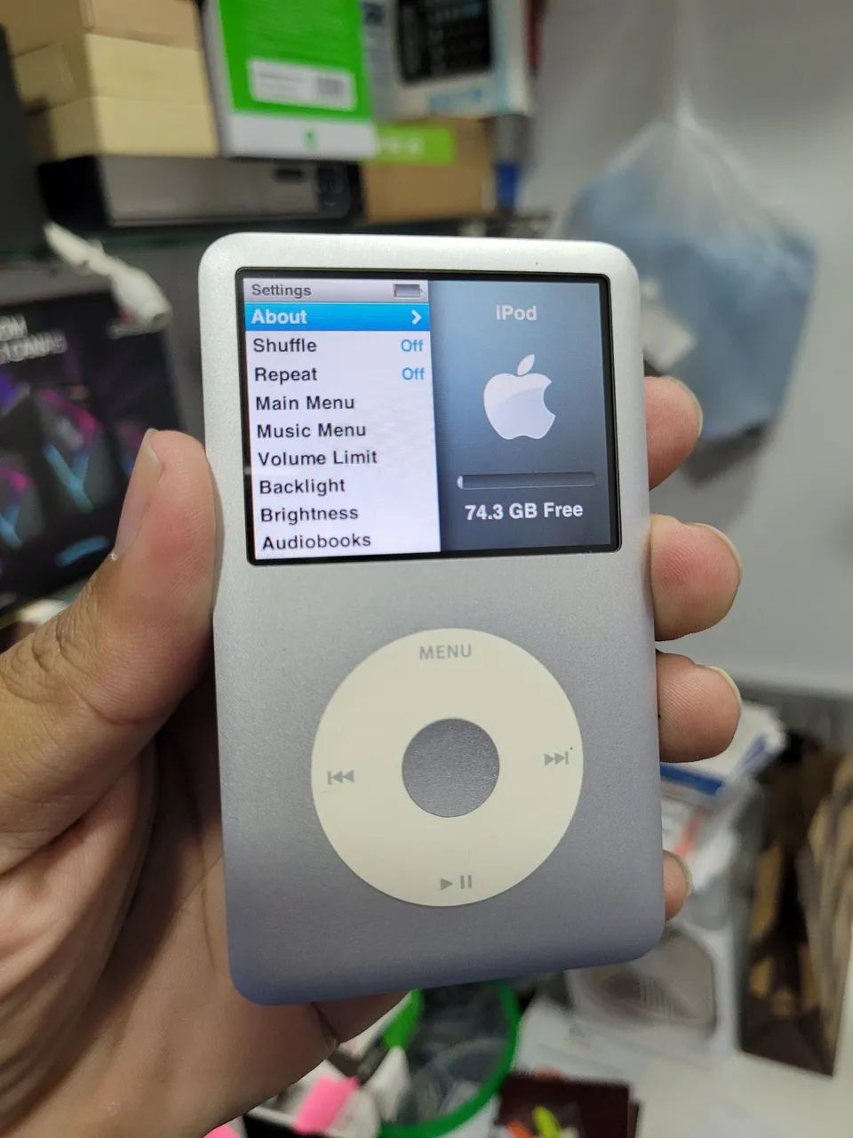 iPod Classic 80GB Prata Original Apple Excelente Estado