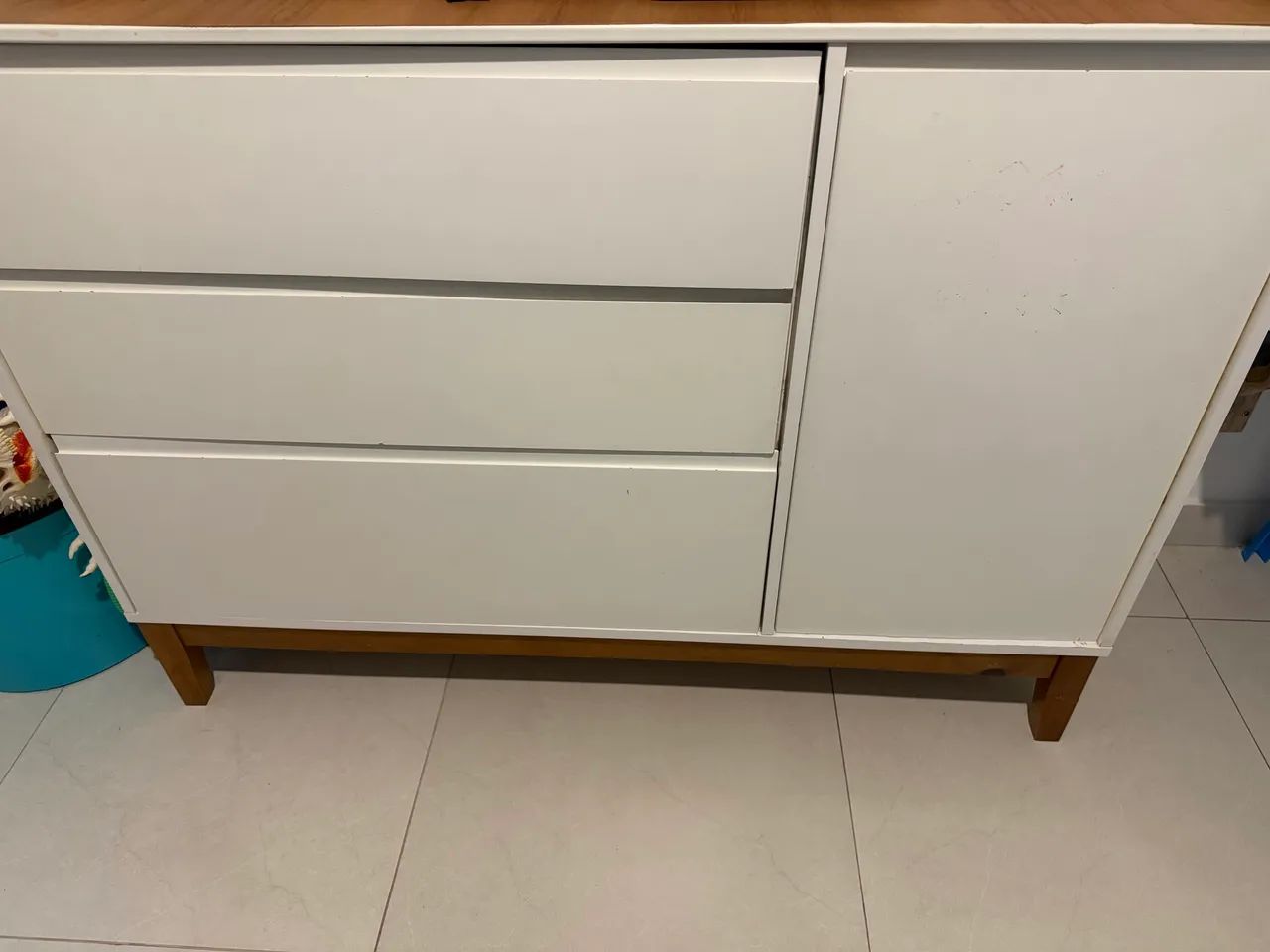 CÔMODA INFANTIL COM APOIO PARA TROCADOR - Foto 4