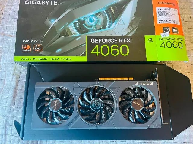 RTX 4060 8 GB GIGABYTE EAGLE OC - USADA