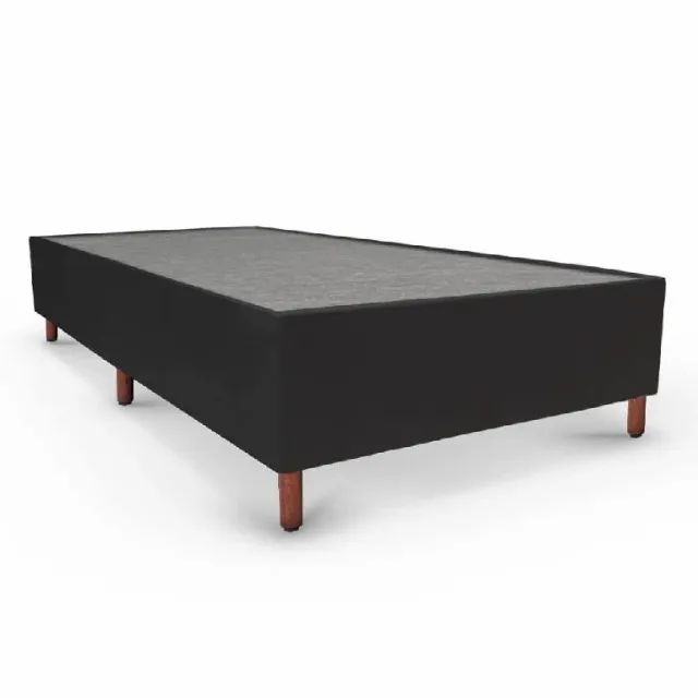 Base Box Solteiro Tozatto 88x188x26cm Tecido - Foto 3