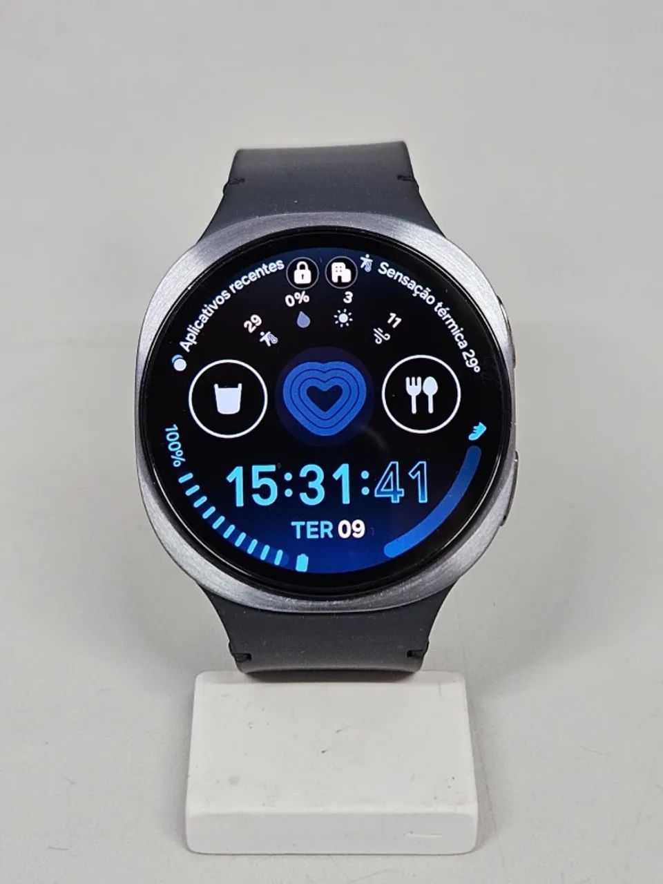 Samsung Galaxy Watch 8 44mm Bluetooth + NF + Caixa Completa