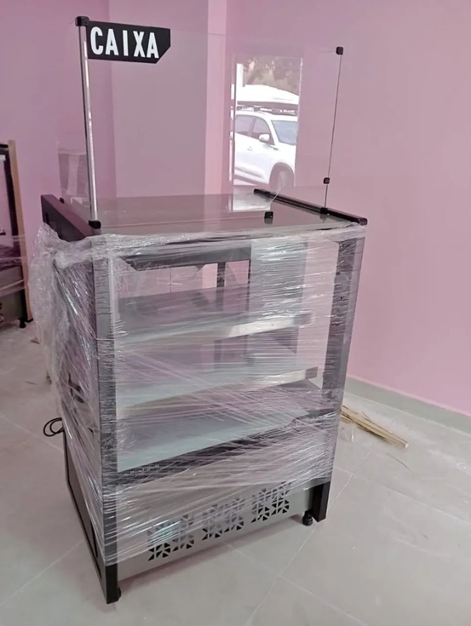vitrine caixa polar 80cm