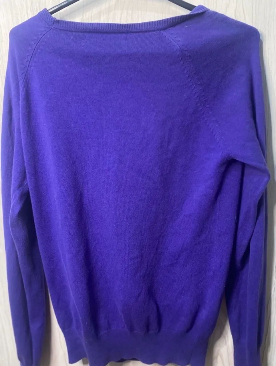 Cardigan Zara feminino azul  - Foto 3