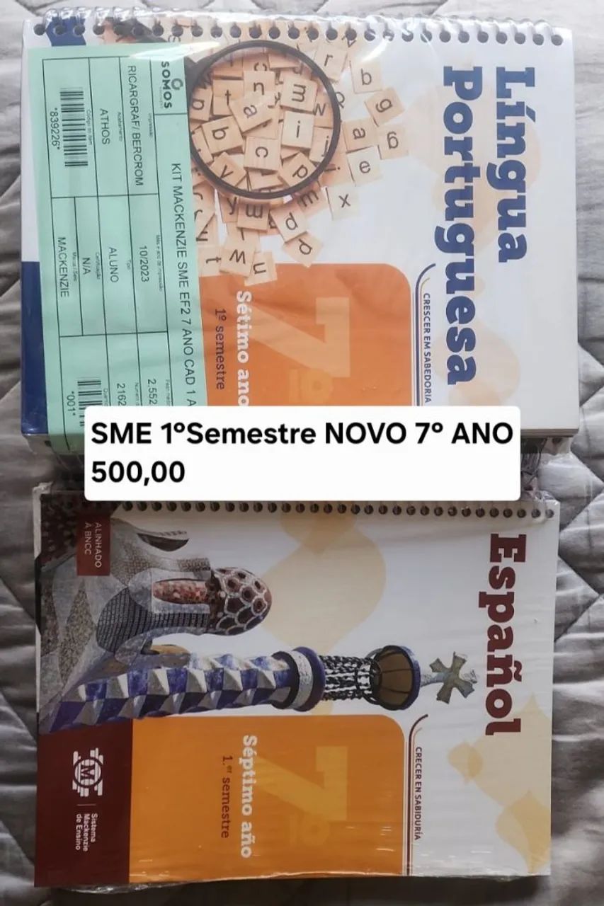 Apostilas Mackenzie Novas 7°ano 1°Semestre