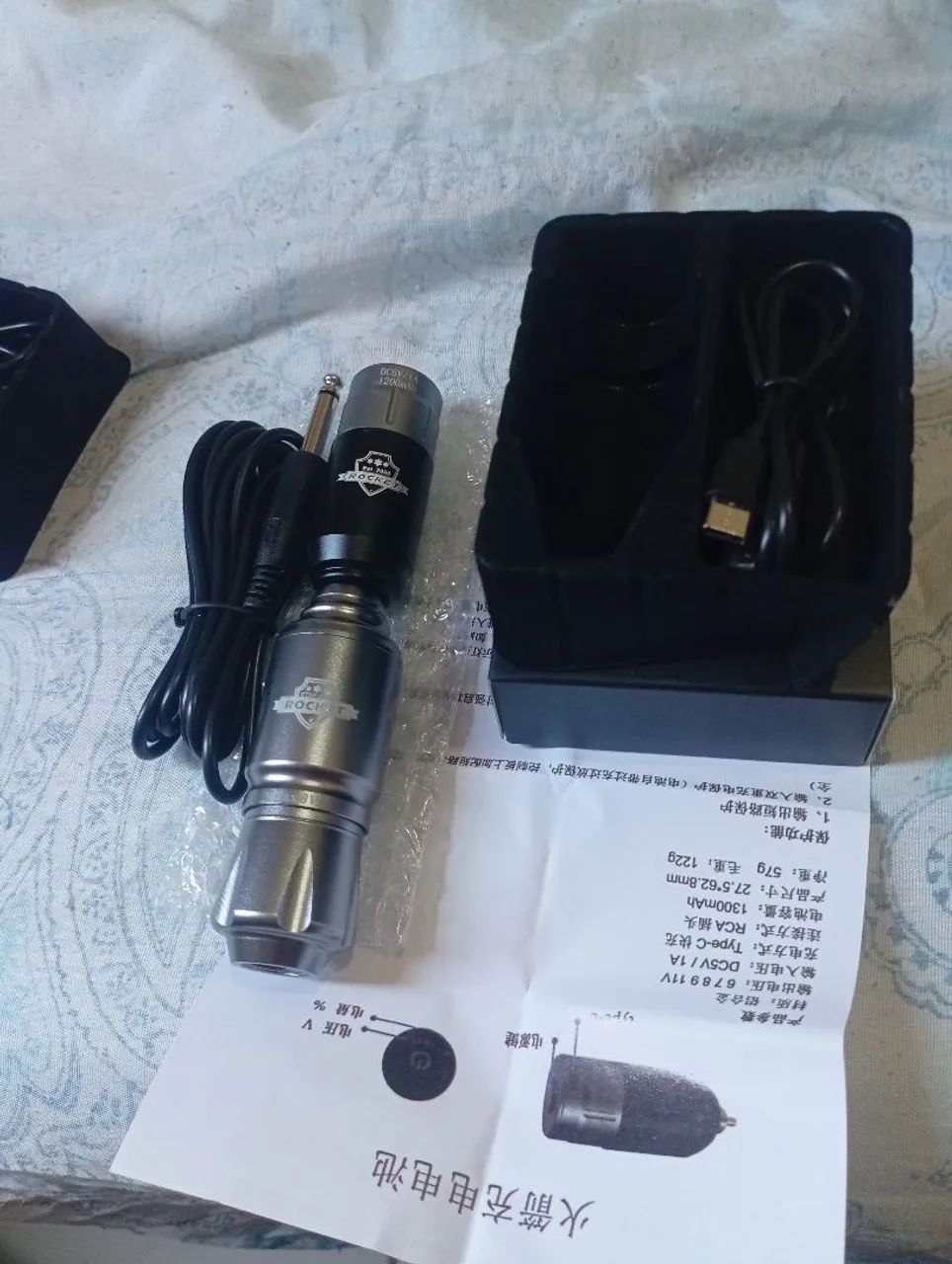 Kit para Tatuadores Pen Rocket e Fonte MC-W1 - Foto 2