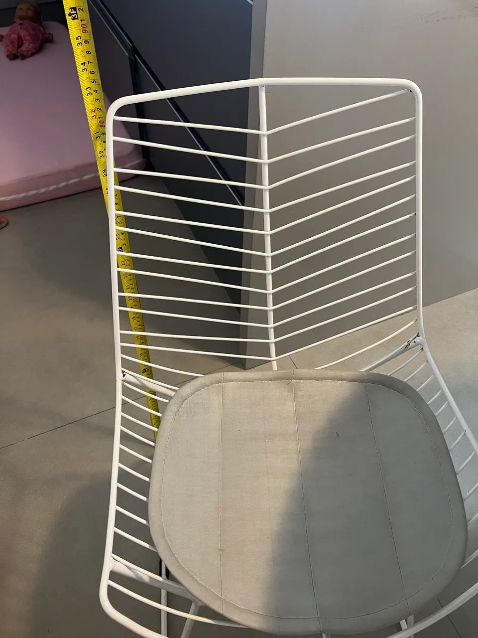 Cadeira Luxo Bertoia ferro  - Foto 4