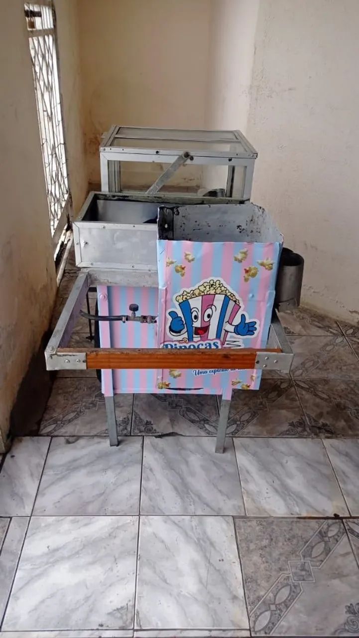 Carrinho de vender pipoca - Foto 2