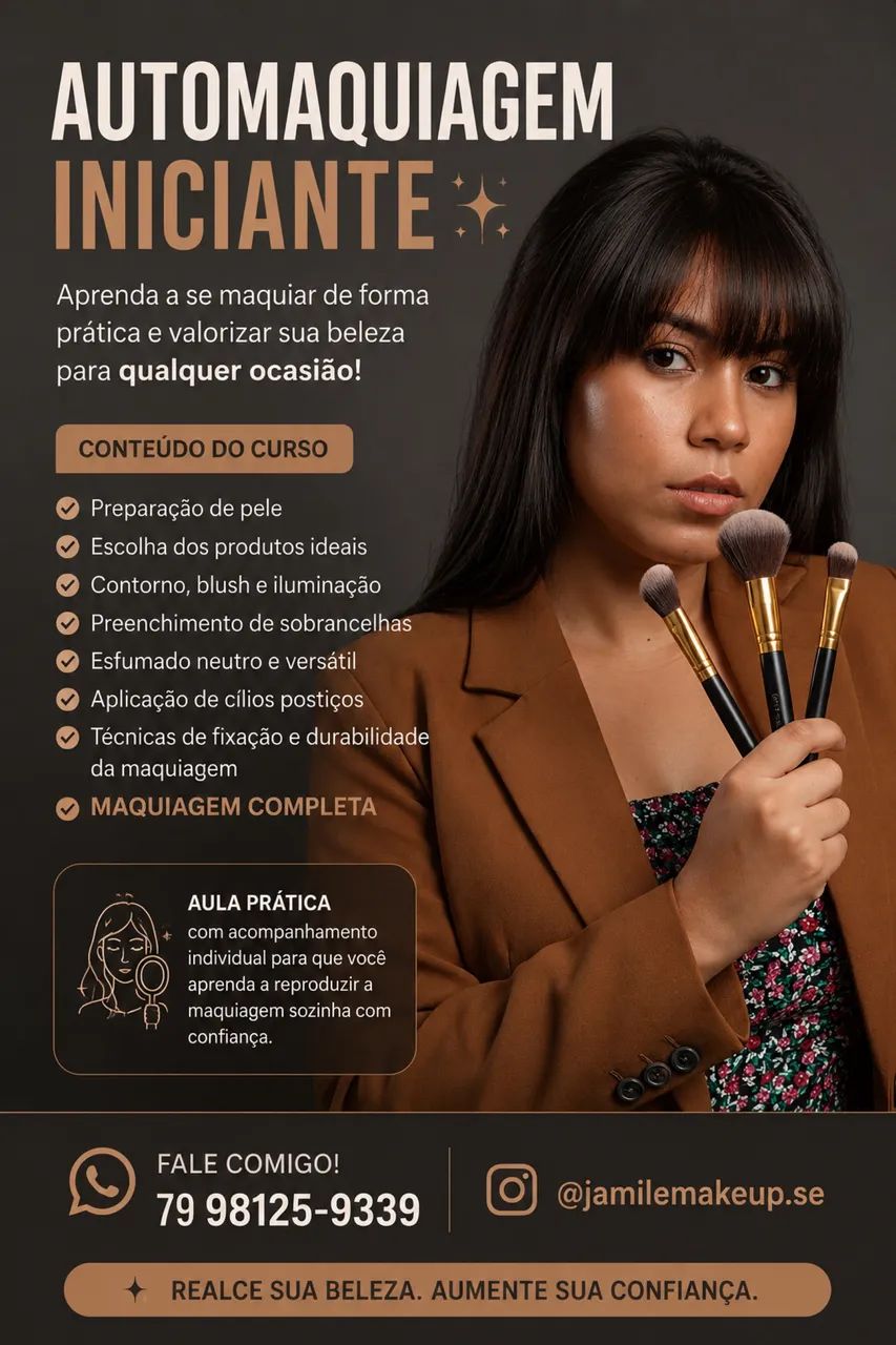 CURSO DE AUTOMAQUIAGEM PARA INICIANTES 