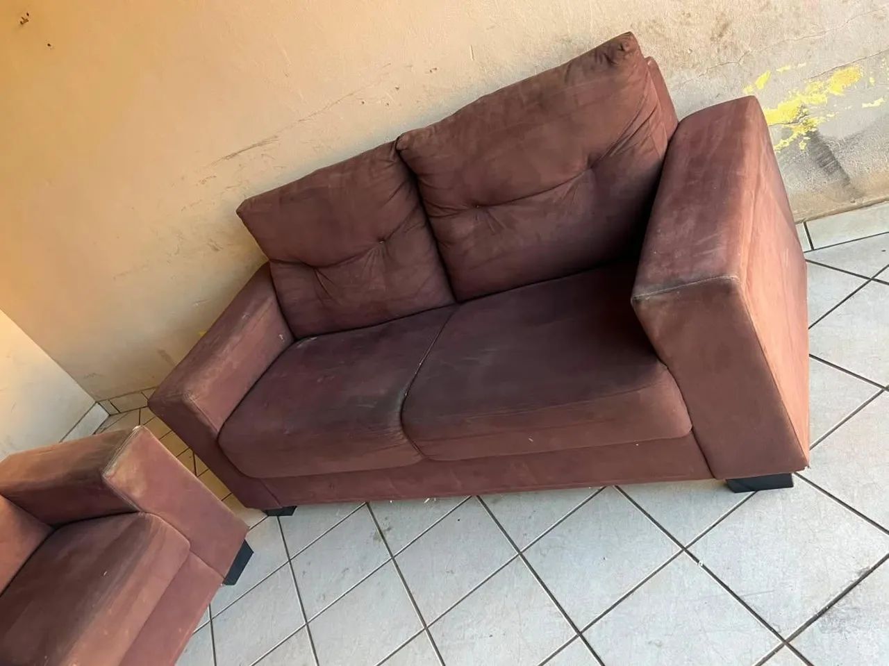 2 sofas usados. Entrego. 350,00.  - Foto 4
