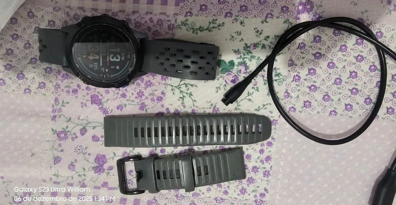 Relógio garmin fênix 6 pro solar  - Foto 4