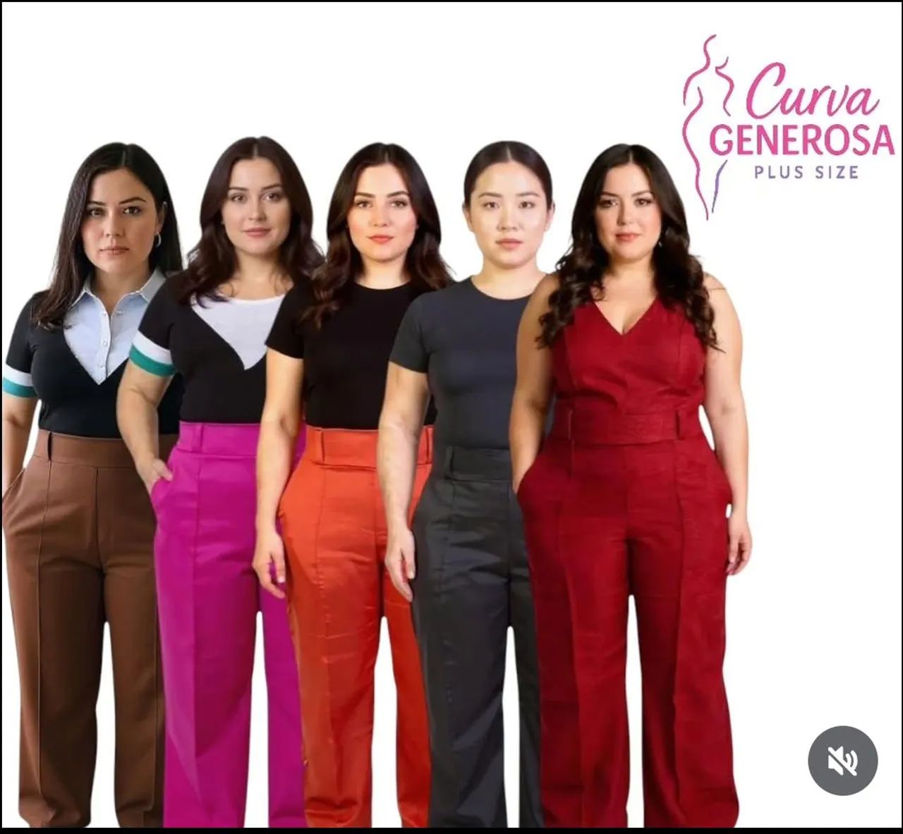 Calças alfaiataria plus size 