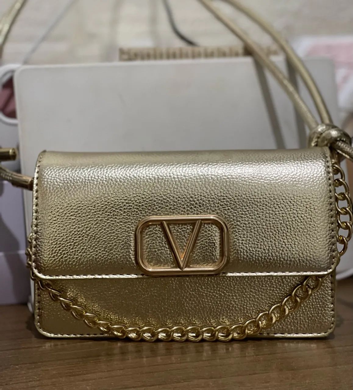 Bolsa dourada 