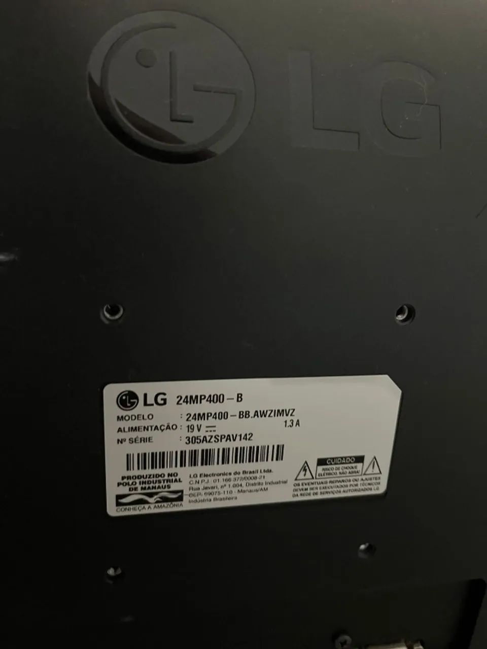 Monitor LG 23,8? IPS Full HD 1920x1080 75Hz AMD FreeSync Dynamic Action Sync 24MP400-B - Foto 2