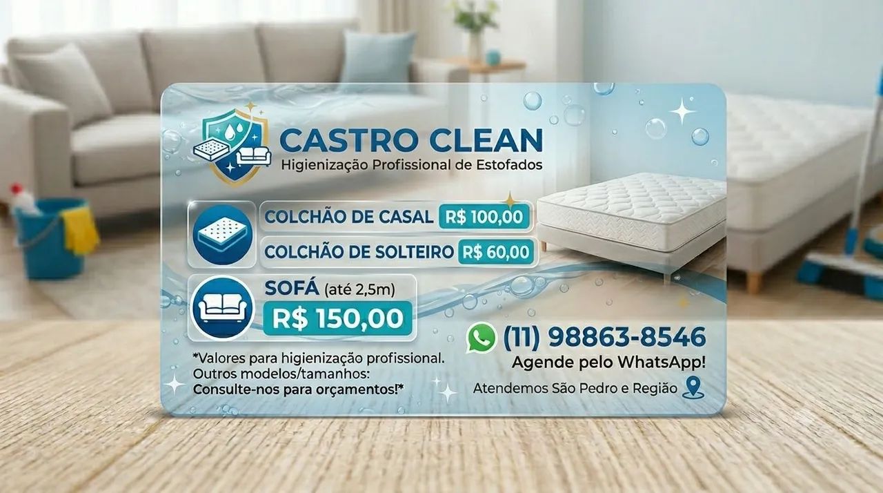 Castro Clean limpeza de estofados !!! - Foto 2