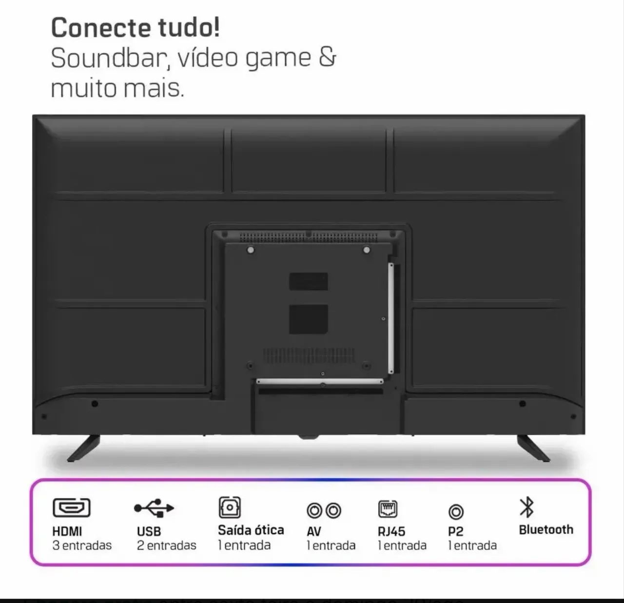 TELEVISÃO 40 SMART LACRADA  - Foto 4
