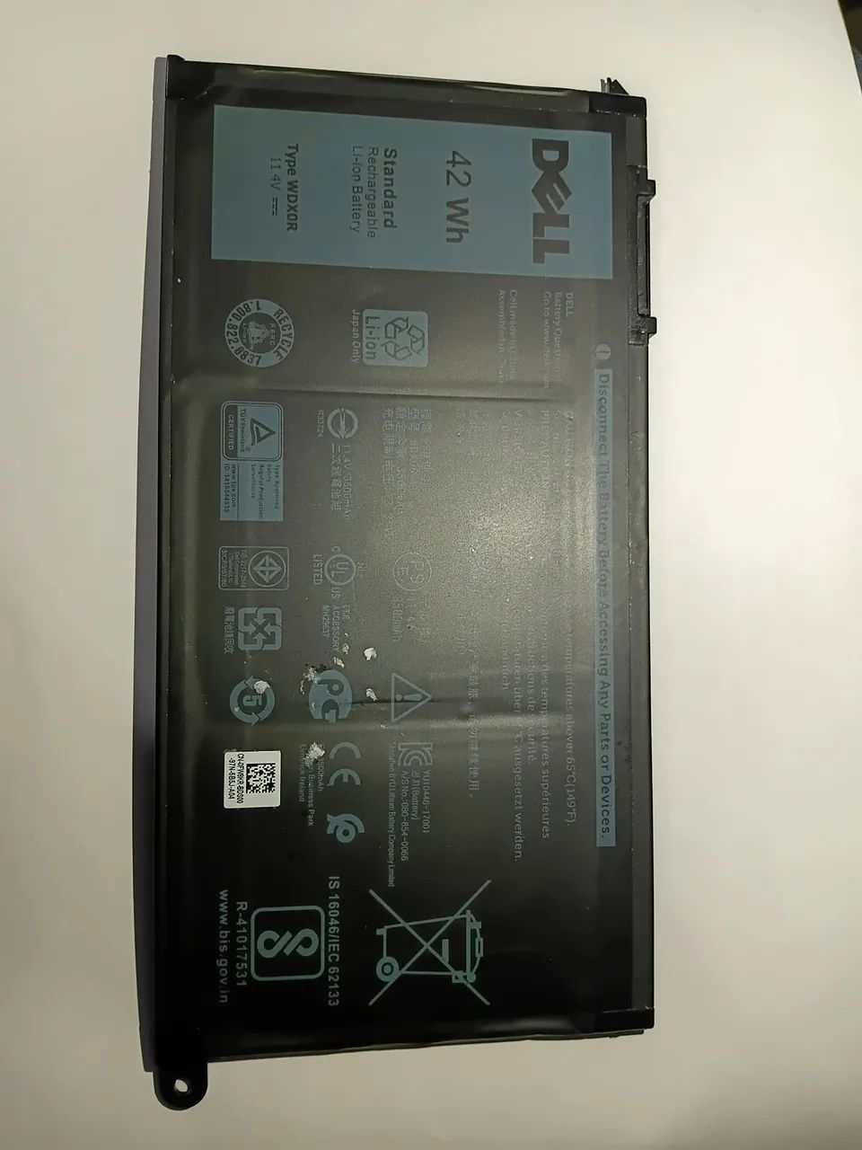 Bateria notebook Dell type wdxor - Foto 2