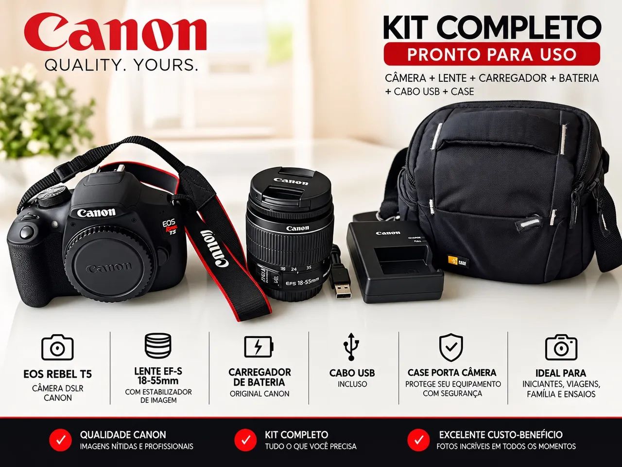 Ótima câmera Canon 