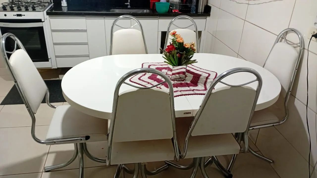 MESA EM FÓRMICA EXTENSÍVEL  - Foto 2