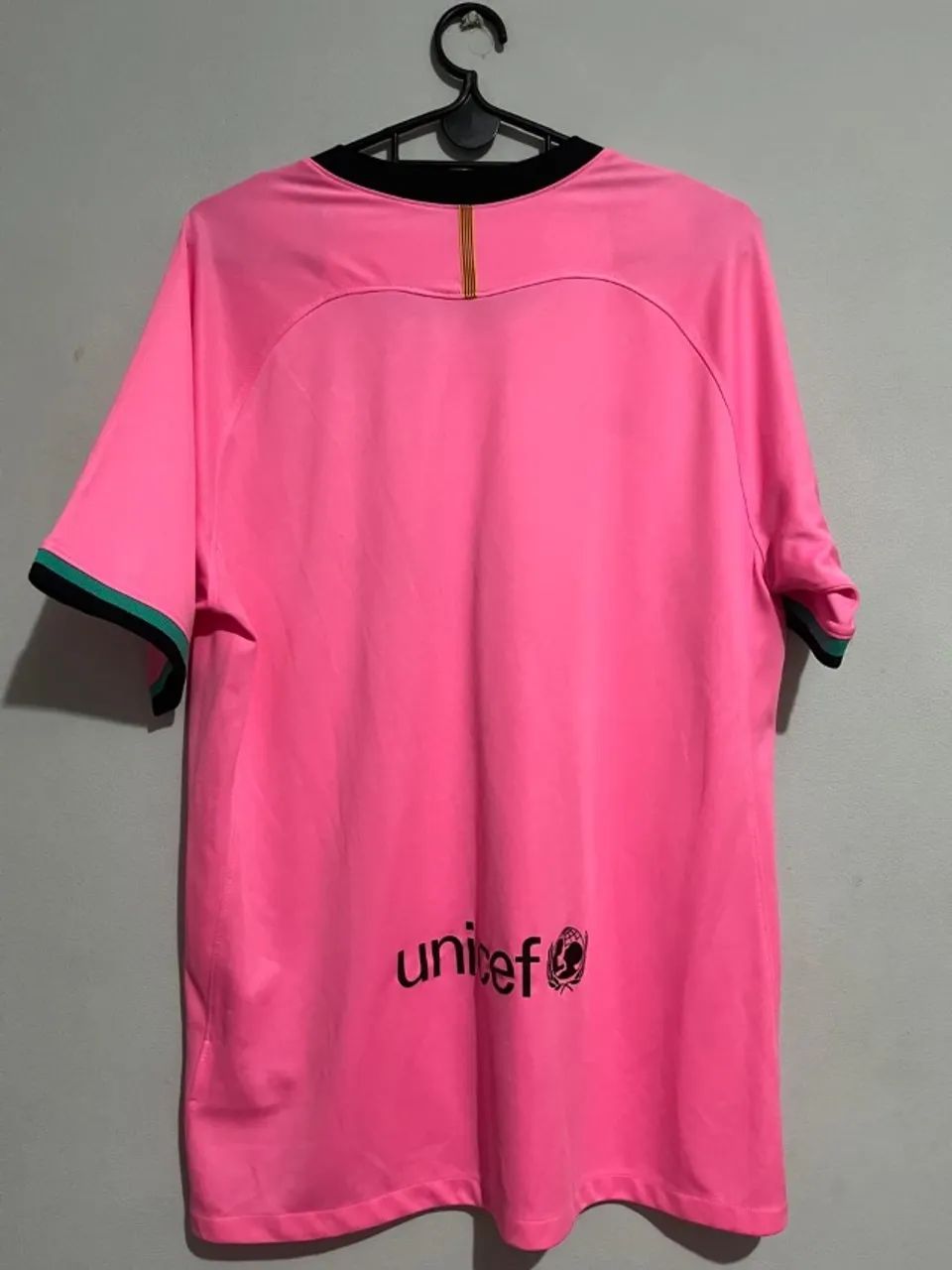 Camisa do barcelona rosa - Foto 3