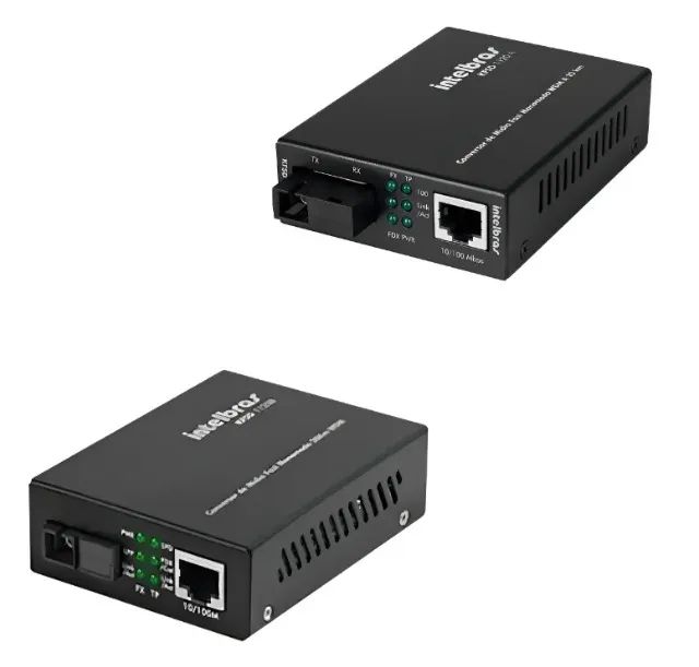 Par Conversor De Mídia KFSD 1120 A + B Intelbras