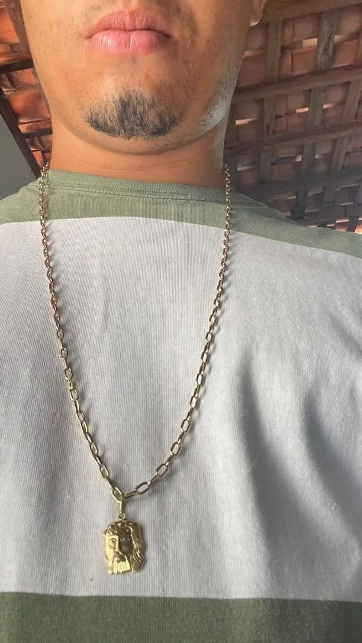 Ouro 18k . 10.2 grama 70 cm