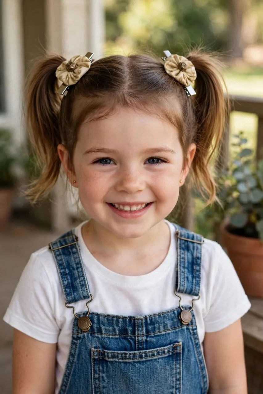 Grampinhos de cabelo decorados com fuxico  - Foto 2