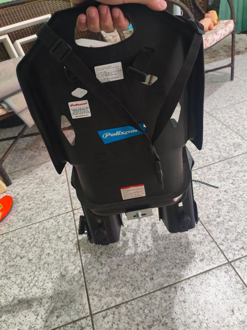 Cadeira traseira infantil para bike - Foto 6