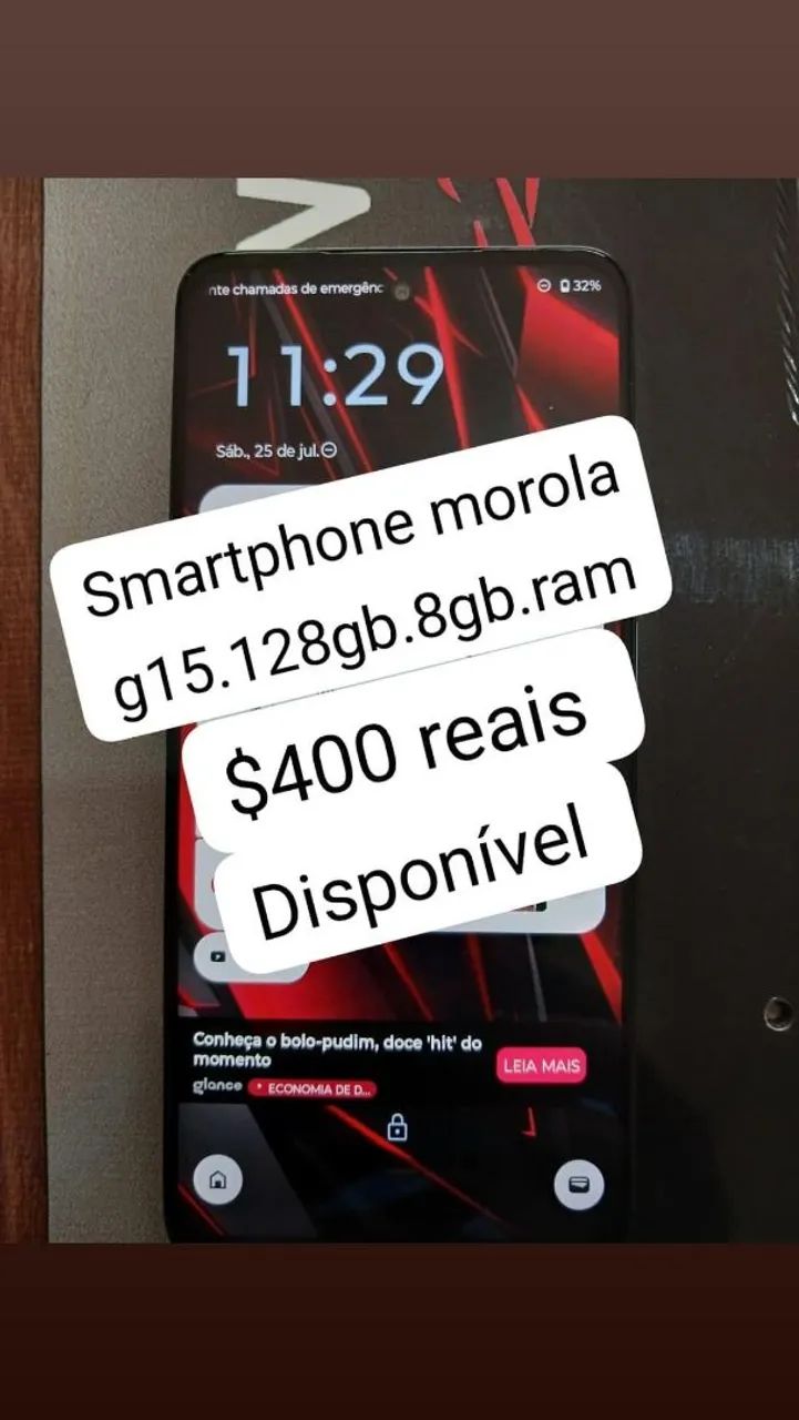 Smartphone Motorola g 15