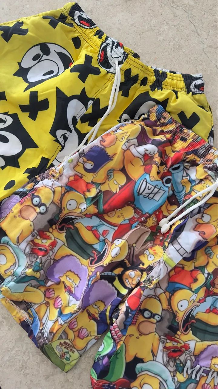 2 BERMUDAS DE BANHO 