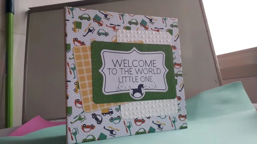 Álbum de Bebê Scrapbook 