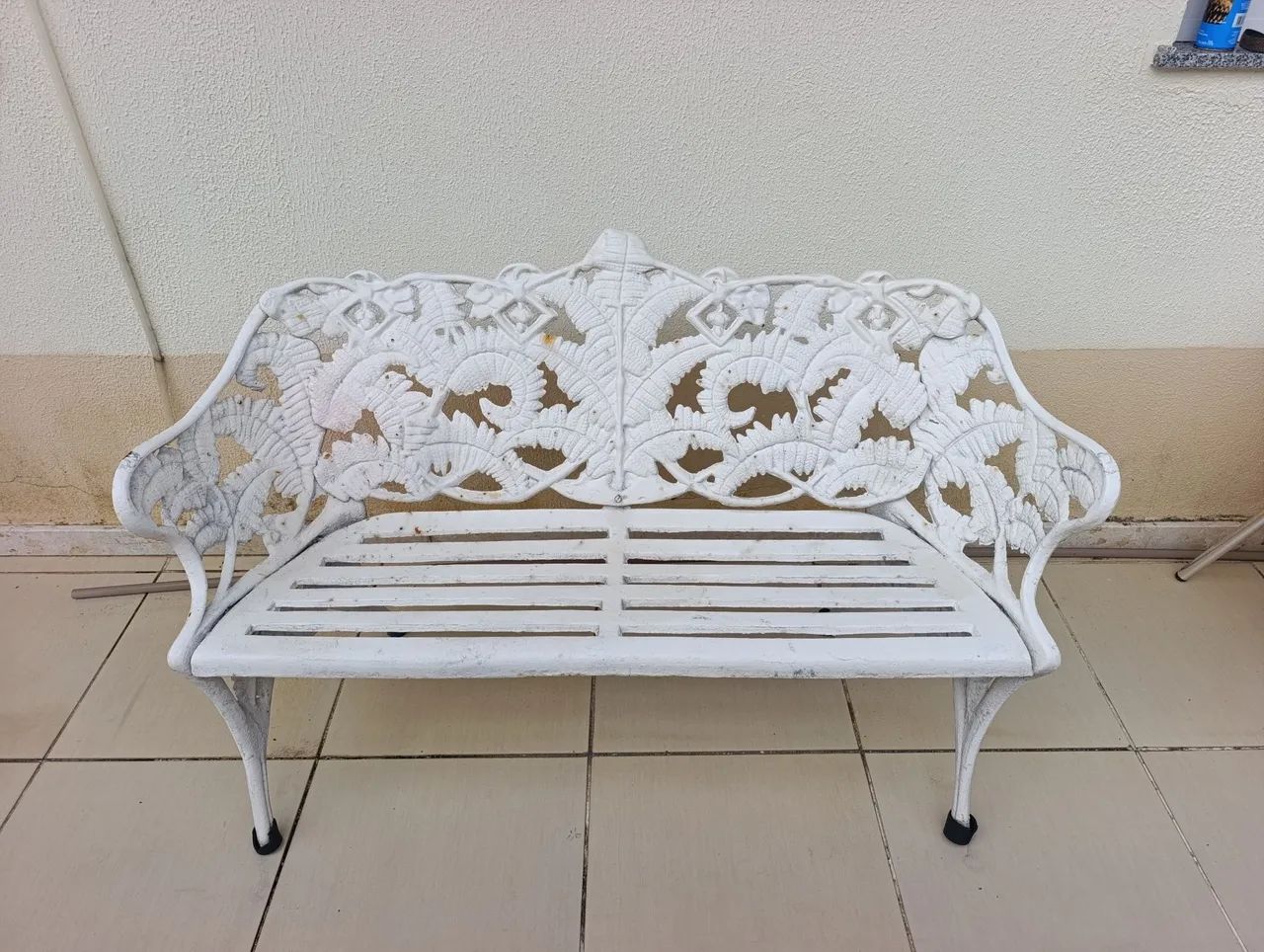 Conjunto cadeiras ferro 
