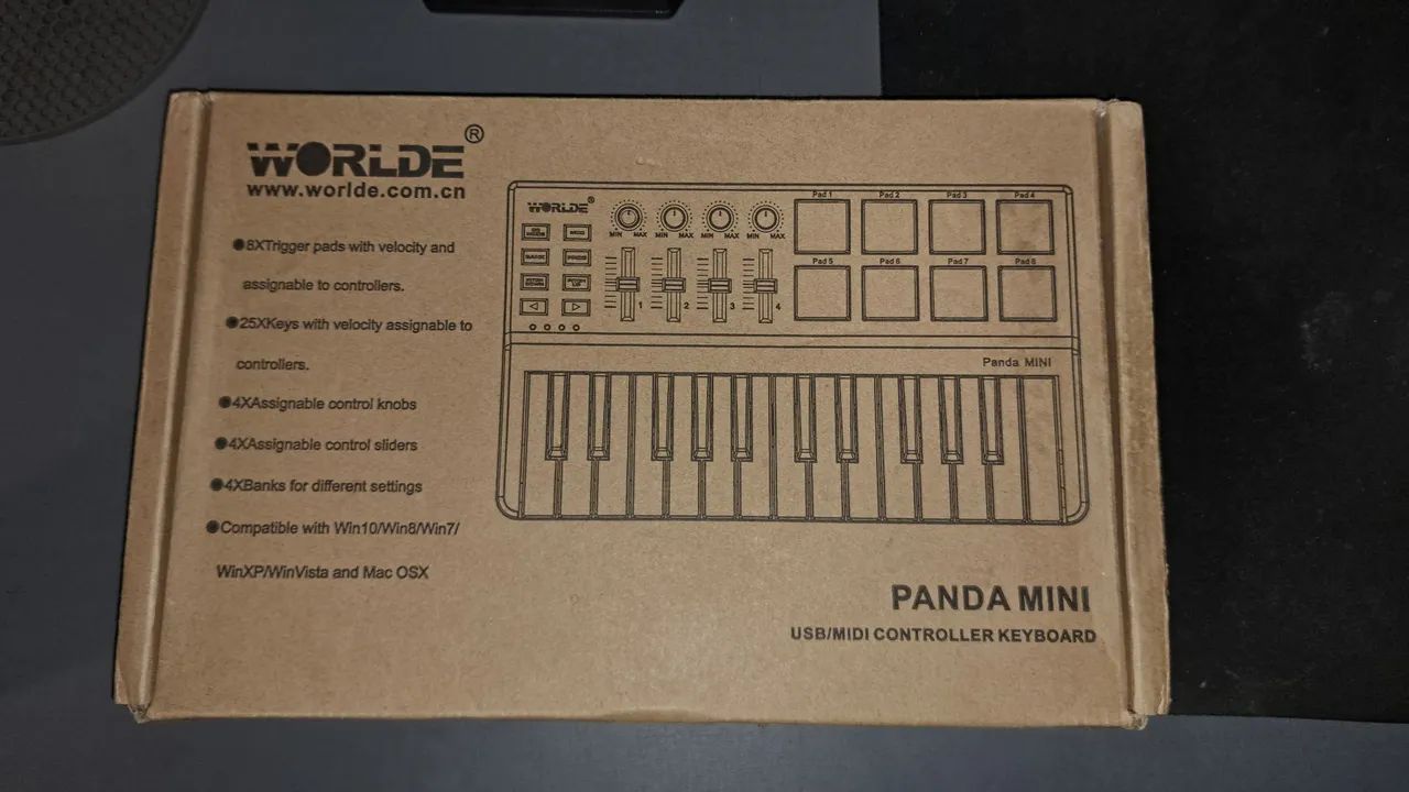 Teclado Midi Worlde Panda MINI - Foto 5
