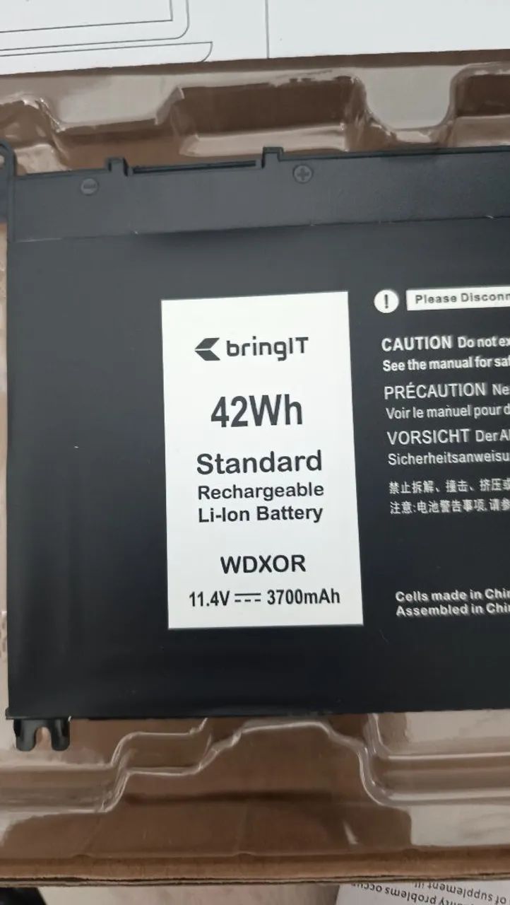 Bateria para Notebook Dell WDX0R