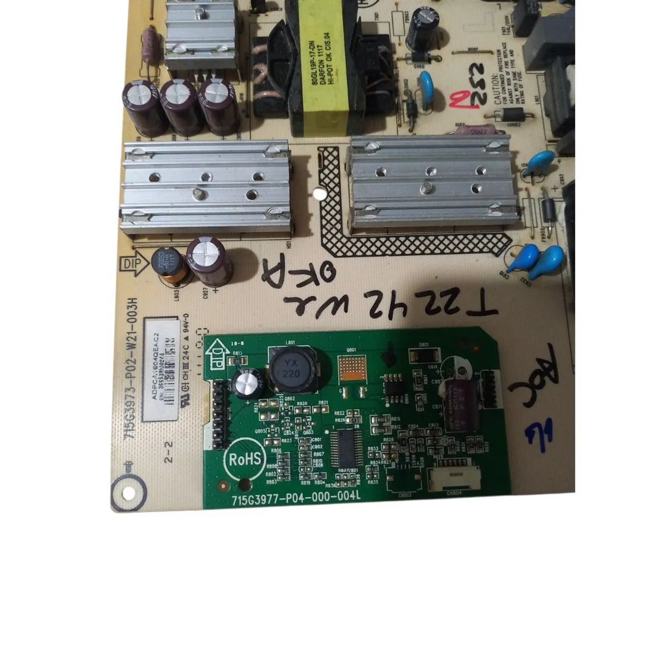 Placa da fonte aoc T2242we - Foto 3