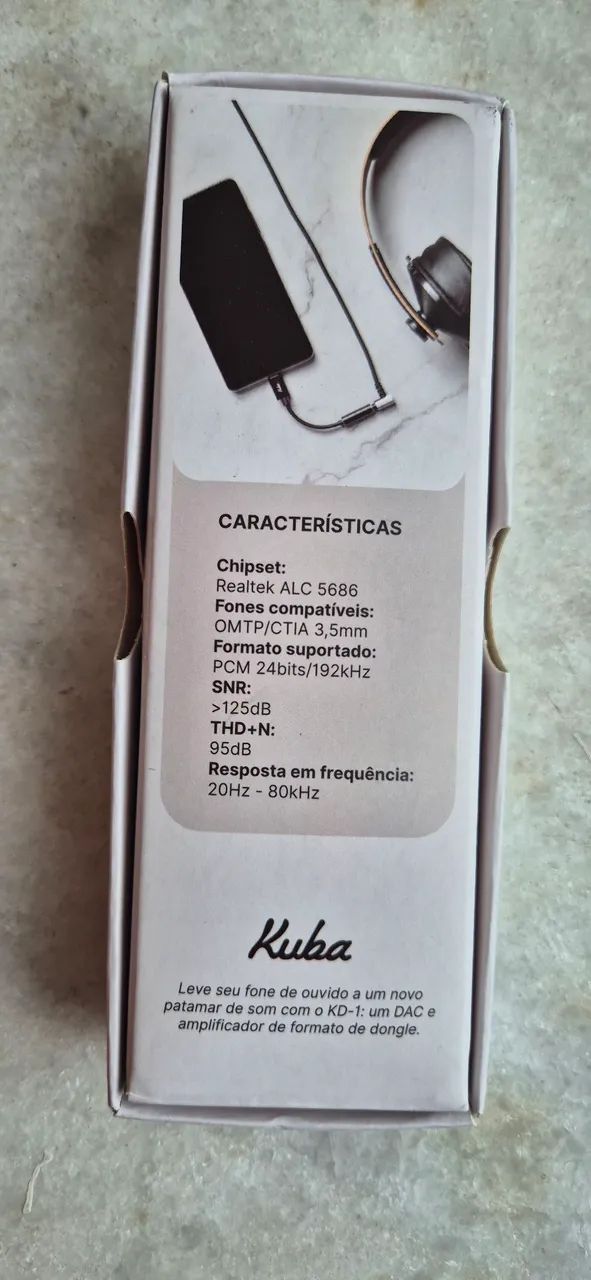 Adaptador USB-C com Amplificador e DAC KUBA - Foto 2