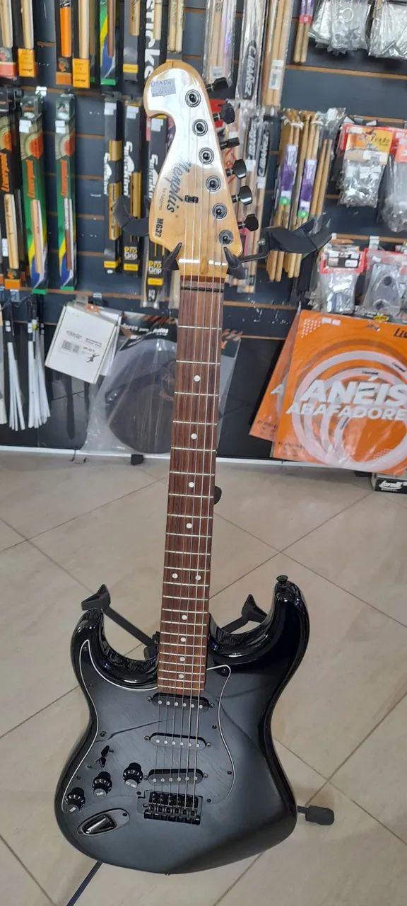 Guitarra Memphis canhota semi nova 