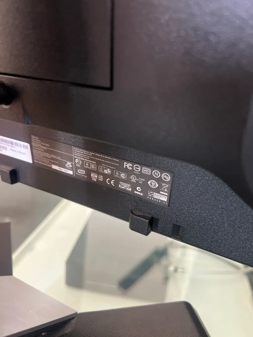 Monitor Dell E177FPc 17 polegadas preto e prateado impecável  - Foto 3