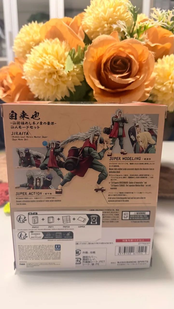 Sh Figuarts Jiraya - lacrado  - Foto 2