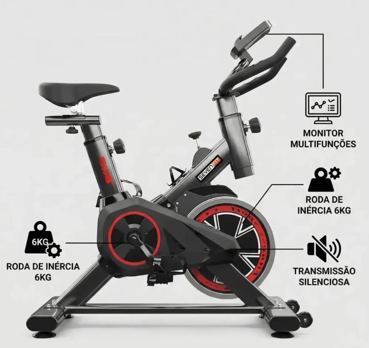 Bicicleta fitness - Foto 3