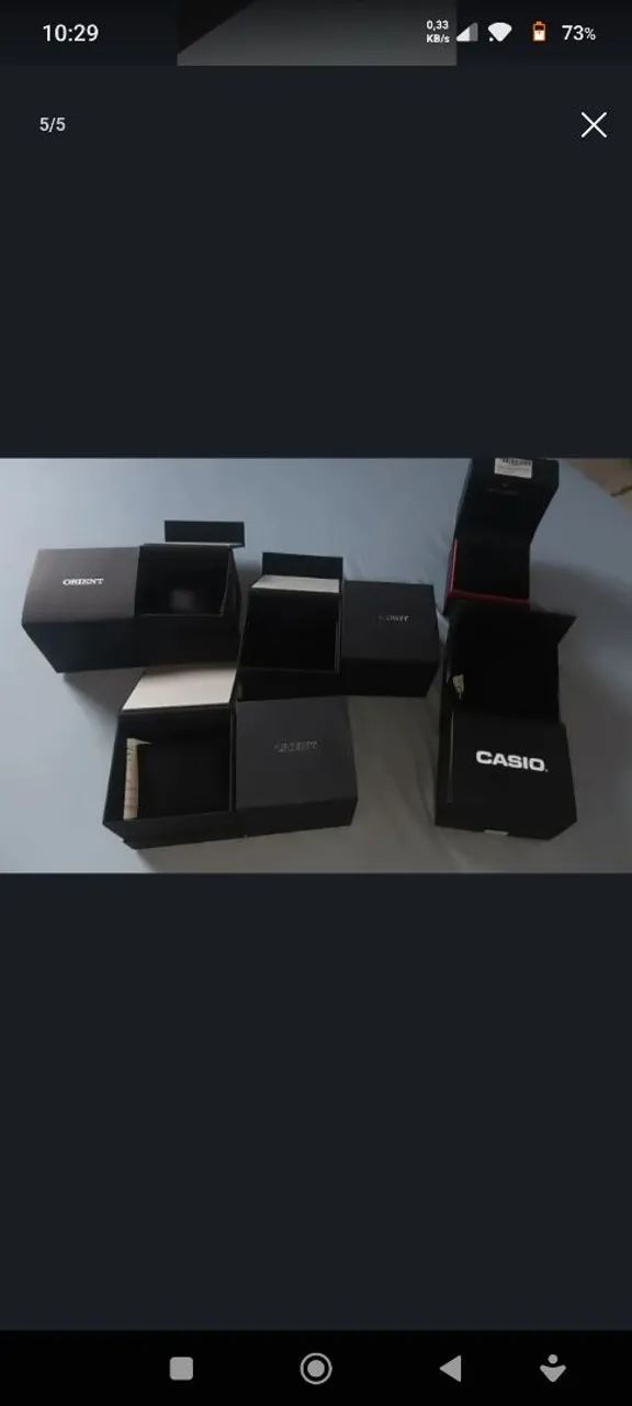 Caixas vazia para relógio com almofadas originais.  - Foto 2