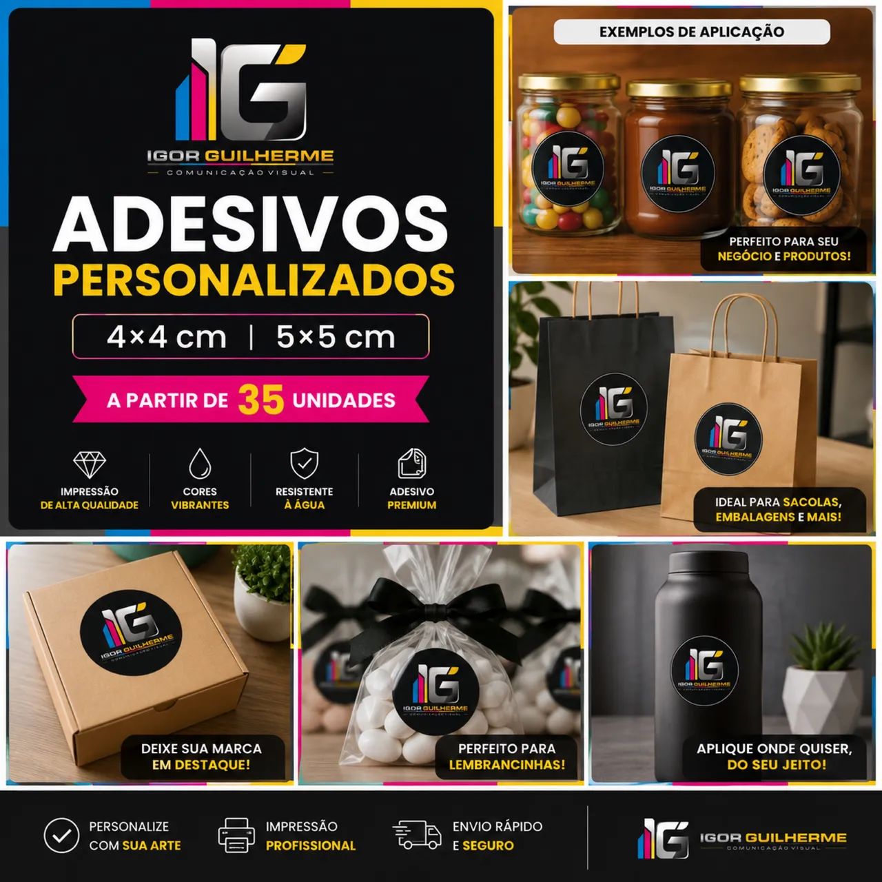 ADESIVOS - LONAS - ADESIVOS DE RECORTE  - Foto 4