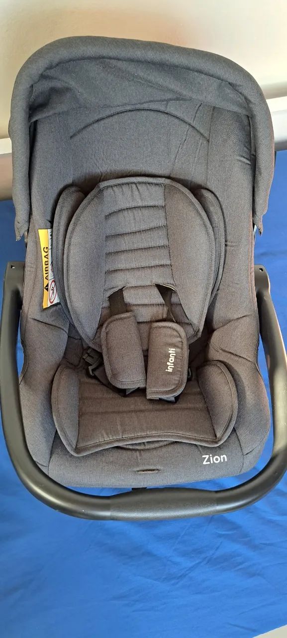 Carrinho e Bebê Conforto - semi novo-Marca Infanti-  - Foto 4